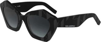 Karl Lagerfeld Kl 6199S 001 Zonnebrillen - Dames - Zonnebrillen - Zwart - 53 MM - Accessoires