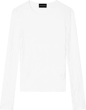 Emporio Armani Long Sleeve Damier Sweater