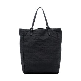 Fendi Pre-owned Printed Fabric Tote - Dames - Pre-owned - Zwart - Maat: ONE Size