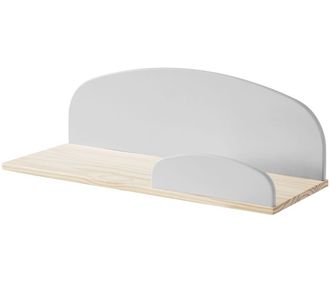 Les Tendances Furniture Limited - Estante De Pared Kiddy Madera Gris Fr&iacute;o 65 Cm