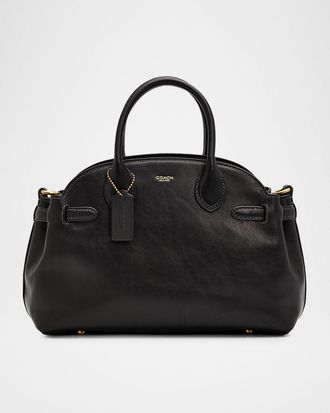 Coach Empire Leather Carryall Crossbody Bag