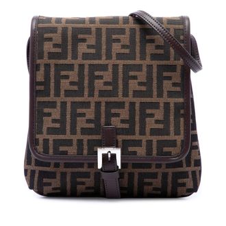 Fendi Pre-owned Fendi Zucchino Canvas Crossbody Ladies M1KIZGMYFFUKLJCR