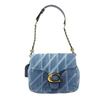 Coach Pre-owned Borsa a Spalla in Denim - - Pre-owned - Donna - Blu - ONE SIZE