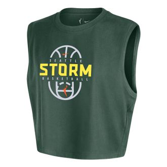 Nike (WMNS) Nike Seattle Storm WNBA Authentic Sleeveless Cropped T-Shirt Fir IQ8217-323
