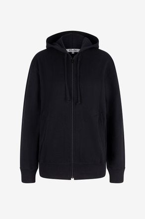 Comme Des Gar&ccedil;ons Sweatshirt mit Kapuze aus Baumwolle Red Heart