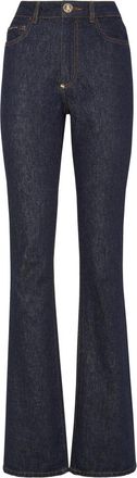 Philipp Plein Denim High waisted flare Skull - Dames - Flared Jeans - Blauw - W27 - Denim - Jeans