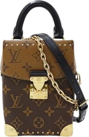 Louis Vuitton Pre-owned Vintage Mini Schoudertas - Dames - Vintage Mini Tas - Bruin - ONE Size - Leer - Vintage