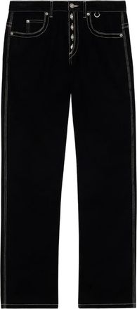 Isabel Marant Pantaloni Jeffrey in velluto - Nero