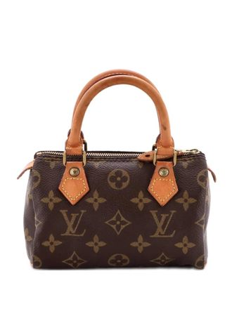 Louis Vuitton Speedy Mini HL Handbag Monogram Canvas satchel - Marrone