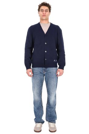 A.P.C. Pure Wool Logo Cardigan
