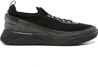 Santoni Panelled Low-top Sneakers