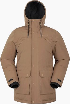 Mountain Warehouse Mens Mountain Warehouse Mens Marlow Waterproof Parka - Brown - Size: 46/Regular