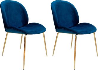 Kayoom Stuhl »Charlize 110 2er-Set, TOPSELLER! Esszimmerstühle,moderne Optik« (Set) 2 Stk.samtweicher Bezug, bequem, zeitlos, moderne Optik