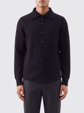 Dries Van Noten Monaco Pure Cashmere Cardigan with Classic Collar
