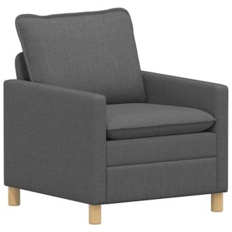 vidaXL Sof&aacute; Gris Oscuro 76 X 81 X 87,5 Cm Tela Vidaxl