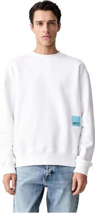 Karl Lagerfeld KLJ X Pietro Terzini Relaxed Sweatshirt - Heren - Sweatshirts & Hoodies - Wit - Maat: M Katoen