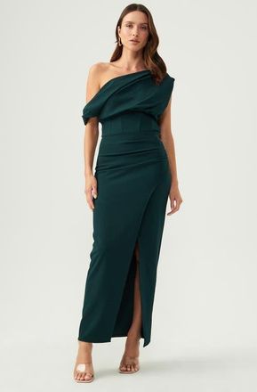 BWLDR Rhodia Midi Dress in Emerald at Nordstrom, Size 14