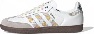 adidas Samba OG Satin Floral Cloud White Clear Granite HQ5155