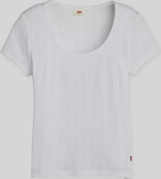 Levi's Regular Fit T-Shirt aus reiner Baumwolle in Weiss, Gr&ouml;&szlig;e XS