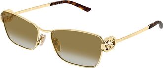 Gucci GG2045S 003 Womens Sunglasses Gold Size 58