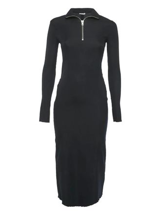 Miu Miu zip midi dress - Blu