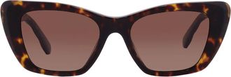 Tory Burch Brown Polar Gradient Cat Eye Ladies Sunglasses TY7216U 1964T5 52