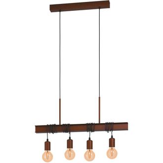 Loops Stylish Antique Brown E27 Ceiling Pendant Light Indoor Space Fixture