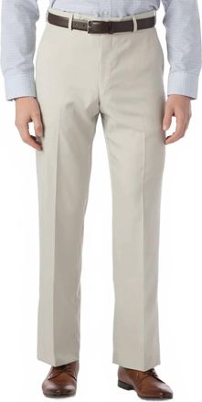 Ballin Comfort-Eze Micro Nano Performance Gabardine Trouser - Dunhill Traditional Fit In Cream