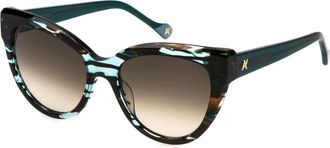 Yalea SYA143 CATHY 06YY Womens Sunglasses Green Size 54