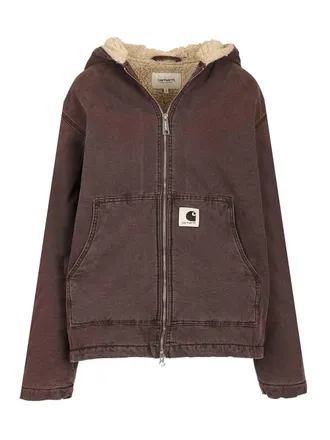 Carhartt Work in Progress WomenS Hooded Mitch Jacket Jackets Brown