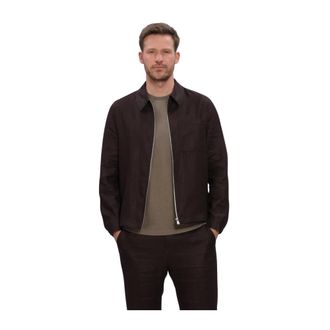 Drykorn Heren Overshirts Jerson 126115 - Heren - Jassen - Bruin - Maat: M Katoen
