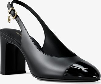Michael Kors Piper Flex Leather Slingback Pump