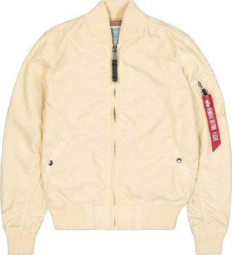 Alpha Industries Bomberjacke ALPHA INDUSTRIES MA-1 TT Light W, Damen, Gr. XS, braun (caramel), Obermaterial: 100% Nylon, Futter: 100% Nylon, Jacken Bomberjacke