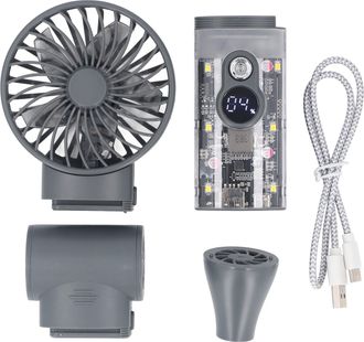 Infinite Ventilador Y Soplador El&eacute;ctrico De Escritorio Inal&aacute;mbrico 2 En 1, Tecnolog&iacute;a Vortex, 2 Bater&iacute;as De 5000 Mah, 3 Niveles De Velocidad, Ligero (528 G), I