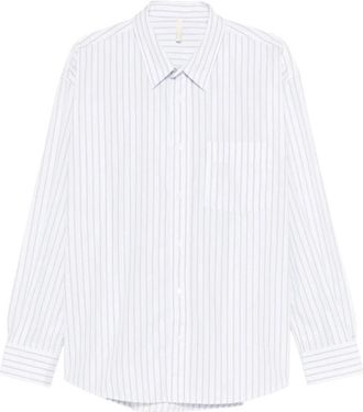 Sunflower New Base Shirt - Heren - Casual Overhemden - Wit - S - Katoen - Overhemden