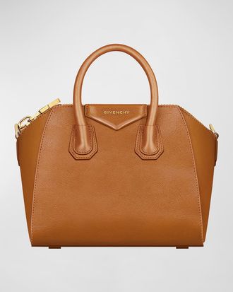 Givenchy Antigona Mini Top-Handle Bag in Shiny Tumbled Leather