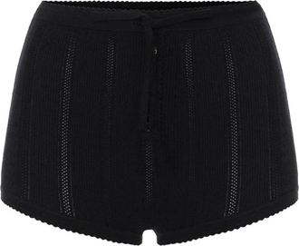 Elisabetta Franchi Dames, Korte broeken, Zwart, Maat: XS Zijde