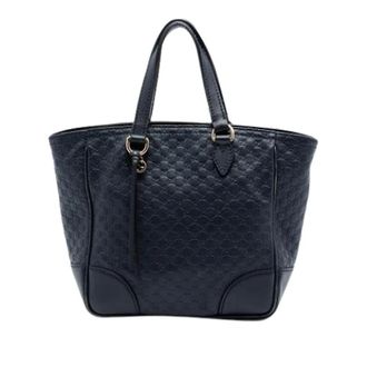 Gucci Pre-owned Tote Bags, female, Blue, Size: ONE SIZE Pre-owned The Bree Tote Bag