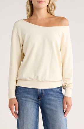 L'agence Kimora Off the Shoulder Top in Vintage White at Nordstrom Rack, Size Xx-Large