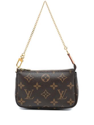Louis Vuitton 2019 Monogram Mini Pochette Accessoires handbag - Marrone