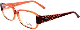 Emilio Pucci Orange Plastic Glasses Womens (Frames)