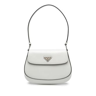 Prada Pre-owned Prada Spazzolato Leather Cleo Flap Shoulder Bag Ladies TRRCVP97R722S3CD