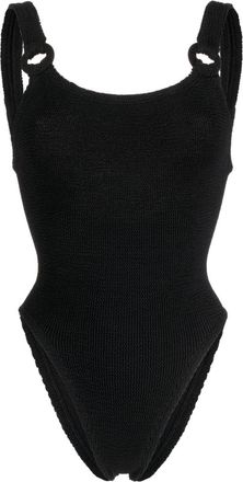 Hunza G Domino swimsuit - women - Polyamide/Elastane - One Size - Black