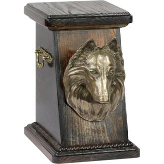 OEM Pastor Belga, Perro De Monta&ntilde;a Belga: Urna Para Cenizas De Perro, Elegante Urna Con Estatuilla, Urna Conmemorativa Con Busto De Perro De Art-dog