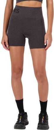 Mons Royale Solace Merino Seamless Short - Womens in Forged Iron at Nordstrom, Size X-Small