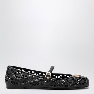 Valentino Garavani Ballerine VLogo Signature in gomma nere