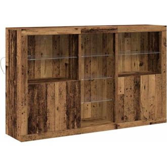 vidaXL Vidaxl - Vitrina Madera Vieja 162 X 37 X 100 Cm Madera Contrachapada