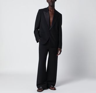 Gucci Black dress in fine mohair wool fabric