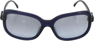 Chanel Pre-owned Accessories, female, Blue, Size: ONE SIZE Pre-owned Plastic Sunglasses