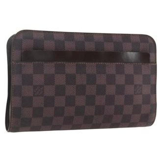 Louis Vuitton Clutch in Tela Pre-owned - - Pre-owned - Donna - Marrone - ONE SIZE